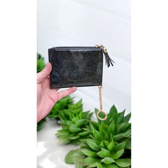 Small Wallet for Women Bifold Slim Keychain Wallet (New) (Black) - Picture 8 of 9
